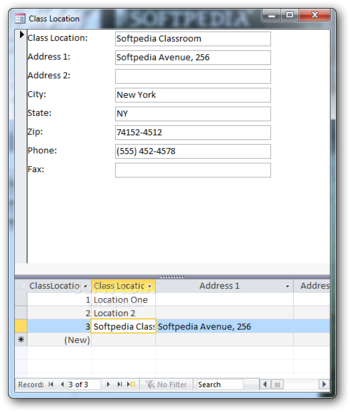 Access Class Database screenshot 3