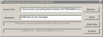 Access Decrypter screenshot 2