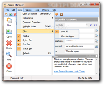 Access Manager screenshot 2