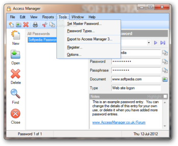 Access Manager screenshot 3