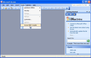 Access MDE Compiler screenshot