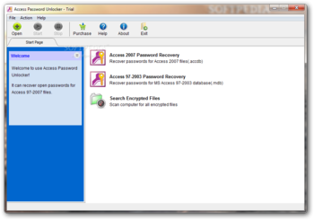 Access Password Unlocker screenshot