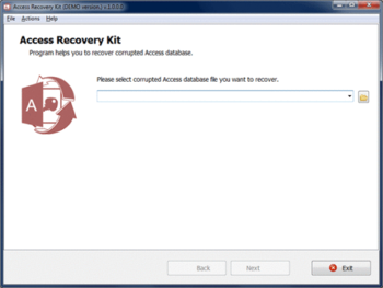 Access Recovery Kit screenshot