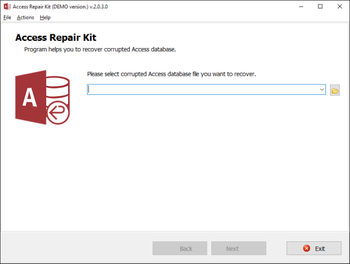 Access Repair Kit screenshot