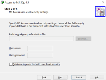 Access to MS SQL screenshot 3