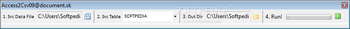 Access2Csv screenshot