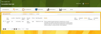 AccessAble Help Desk screenshot