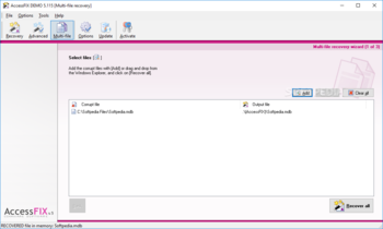 AccessFIX Data Recovery screenshot 5