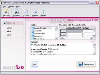 AccessFIX Database Recovery screenshot 2