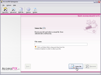 AccessFIX Database Recovery screenshot 3