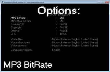Accessible for blinds mp3 converter screenshot 5
