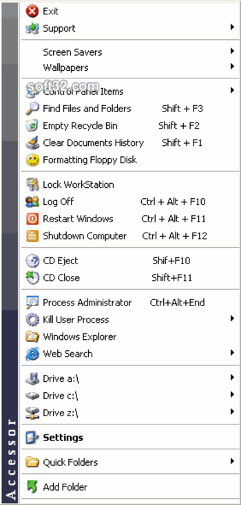 Accessor screenshot 2
