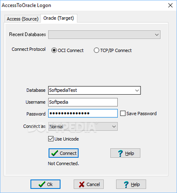 AccessToOracle screenshot 2