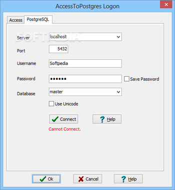 AccessToPostgres screenshot 2