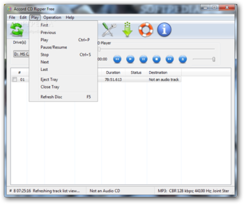 Accord CD Ripper Express Free screenshot 2