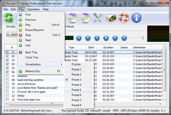 Accord CD Ripper Professional screenshot 4