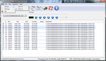 Accord CD Ripper Standard screenshot 2
