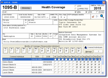 Account Ability Tax Form Preparation screenshot