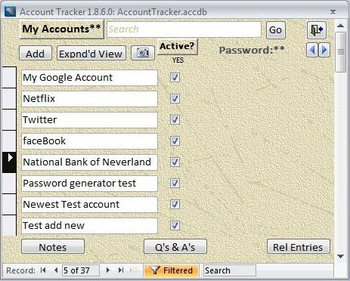 Account Tracker  screenshot 2