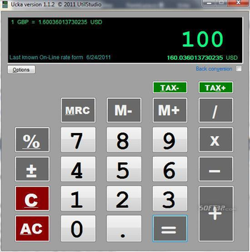 Accountant online euro calculator (Ucka) screenshot 2