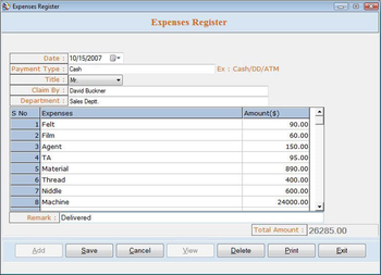 Accounting Bookkeeping Software screenshot