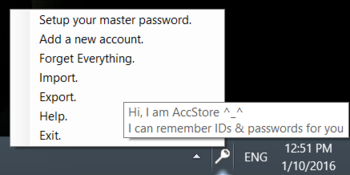 AccStore screenshot