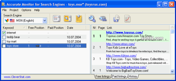 Accurate Monitor for Search Engines screenshot 2