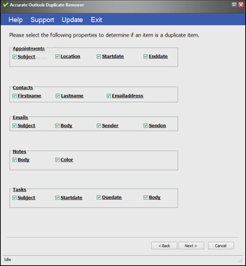 Accurate Outlook Duplicate Remover screenshot 2