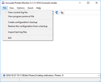 Accurate Printer Monitor screenshot