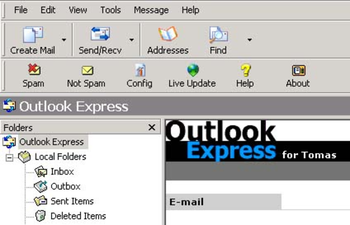 Accurate Spam For Outlook Express screenshot