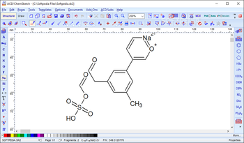 ACD/ChemSketch screenshot