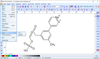 ACD/ChemSketch screenshot 2