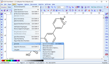 ACD/ChemSketch screenshot 3