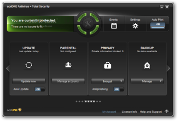 acdONE Antivirus + Total Security screenshot