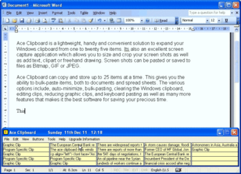 Ace Clipboard screenshot