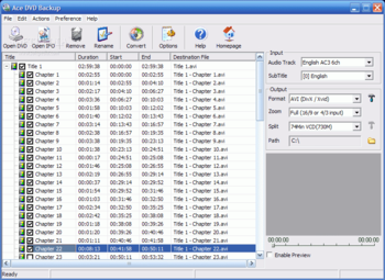 Ace DVD Backup screenshot