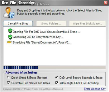 Ace File Shredder screenshot 3