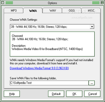 ACE-HIGH MP3 WAV WMA OGG Converter screenshot 5