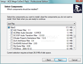 ACE Mega CoDecS Pack screenshot 3