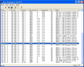 Ace Password Sniffer screenshot