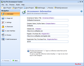 Ace Pro Screensaver Creator screenshot