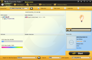 Acebyte DVD Ripper screenshot