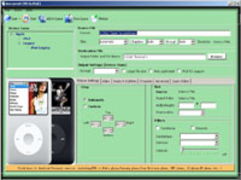 Aceconvert DVD To iPod screenshot