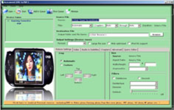 Aceconvert DVD To PSP screenshot