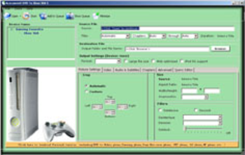 Aceconvert DVD To XBOX 360 screenshot