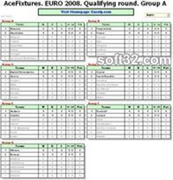 AceFixtures for EURO 2008 screenshot 2