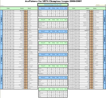 AceFixtures for UEFA Champions League screenshot 2