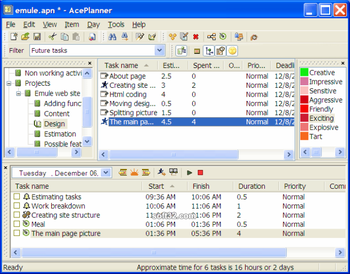 AcePlanner screenshot 3