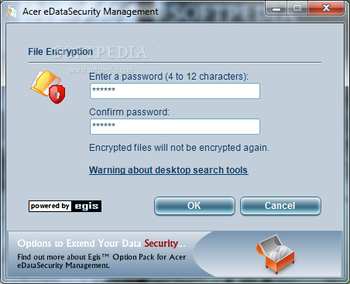 Acer eDataSecurity Management screenshot 3