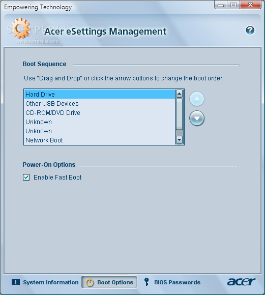 acer enet management windows 7 download